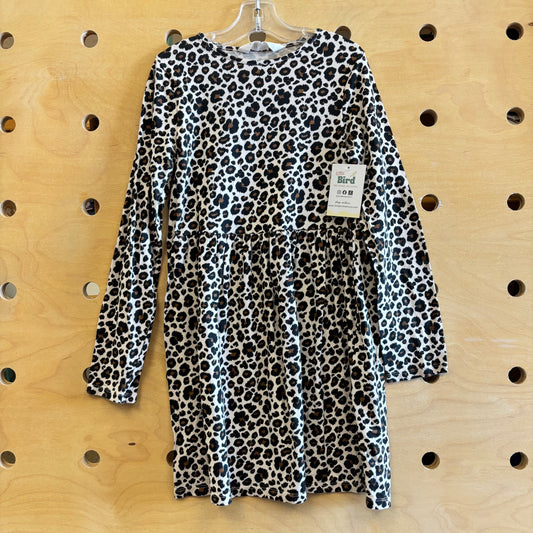 Cream/Black Cheetah Print Dress
