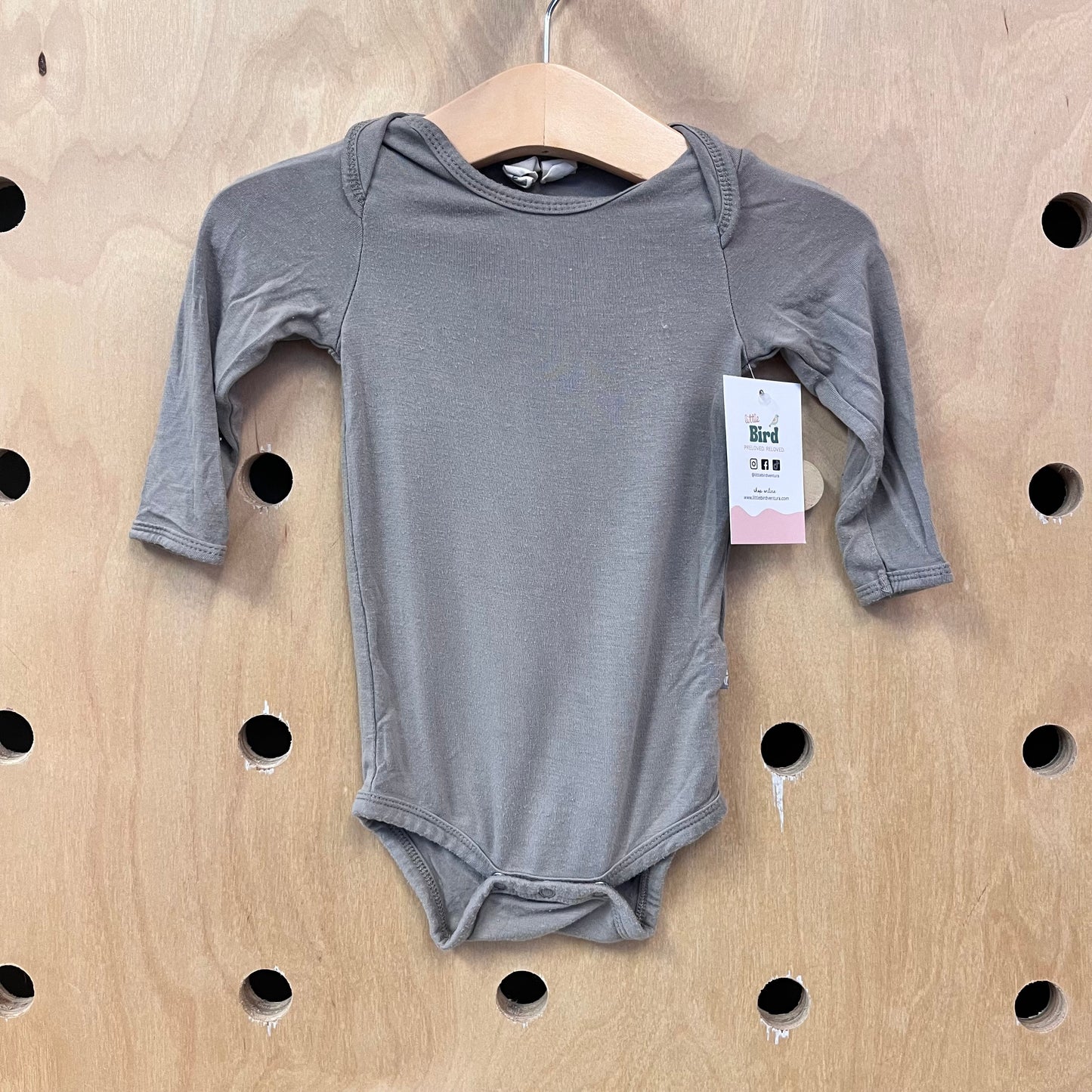Grey Bamboo Bodysuit