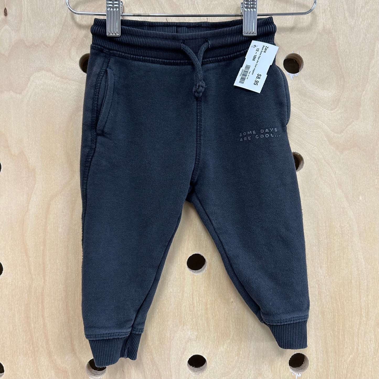 Black Some Days Are Cool Joggers