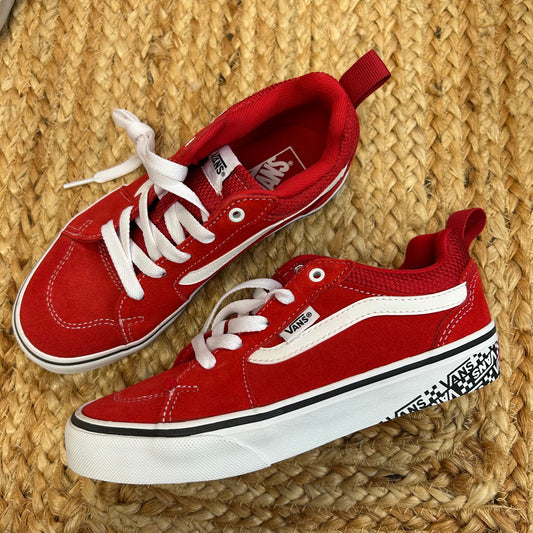 Red Filmore Low Top Sneakers NEW!