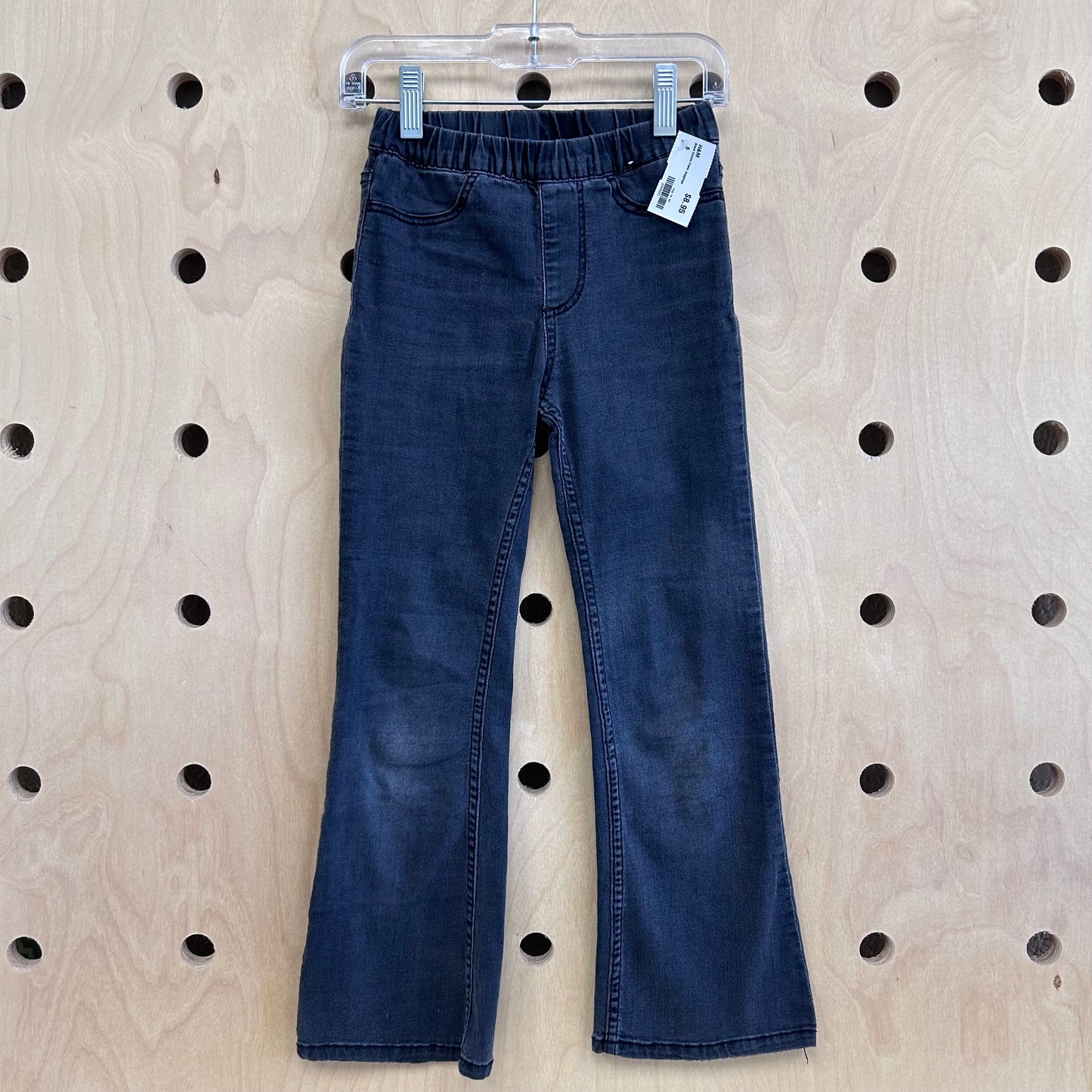 Black Denim Flare Jeggings