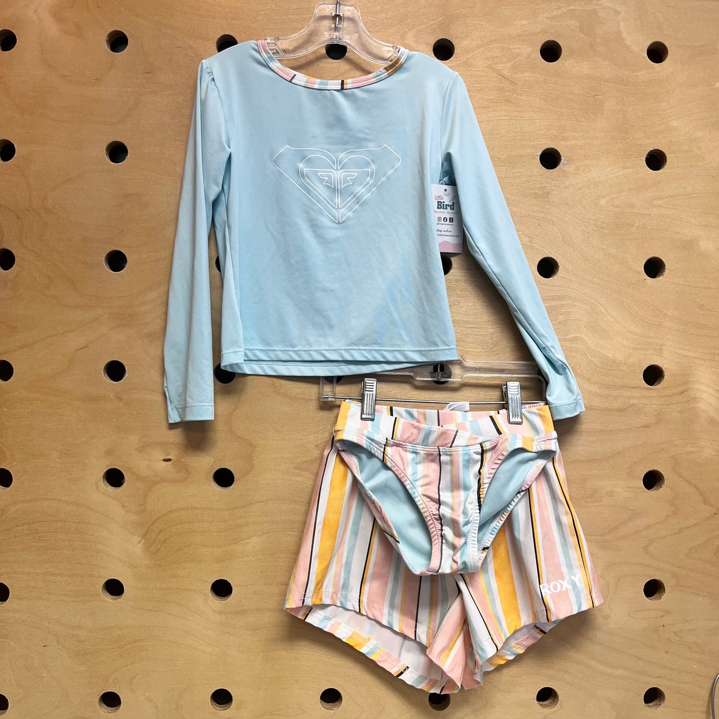 3pc Blue/Pink Swimsuit