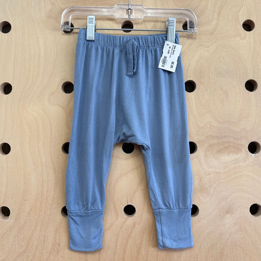 Blue Bamboo Harem Pants