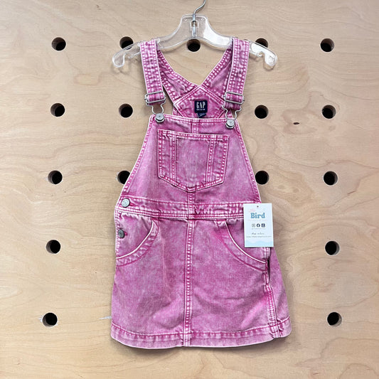 Pink Denim Skirtall