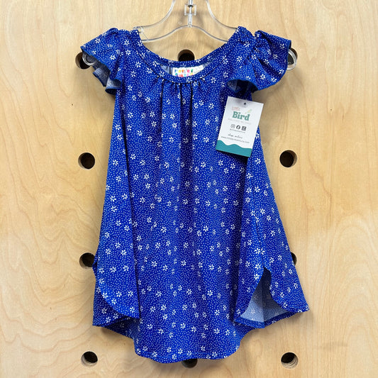 Blue/White Floral Tank Dress