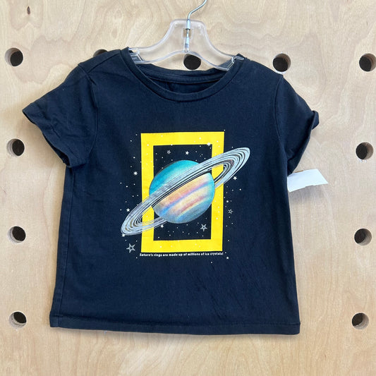 Black Saturn Tee