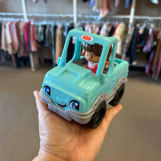 Help a Friend Blue Pickup Truck