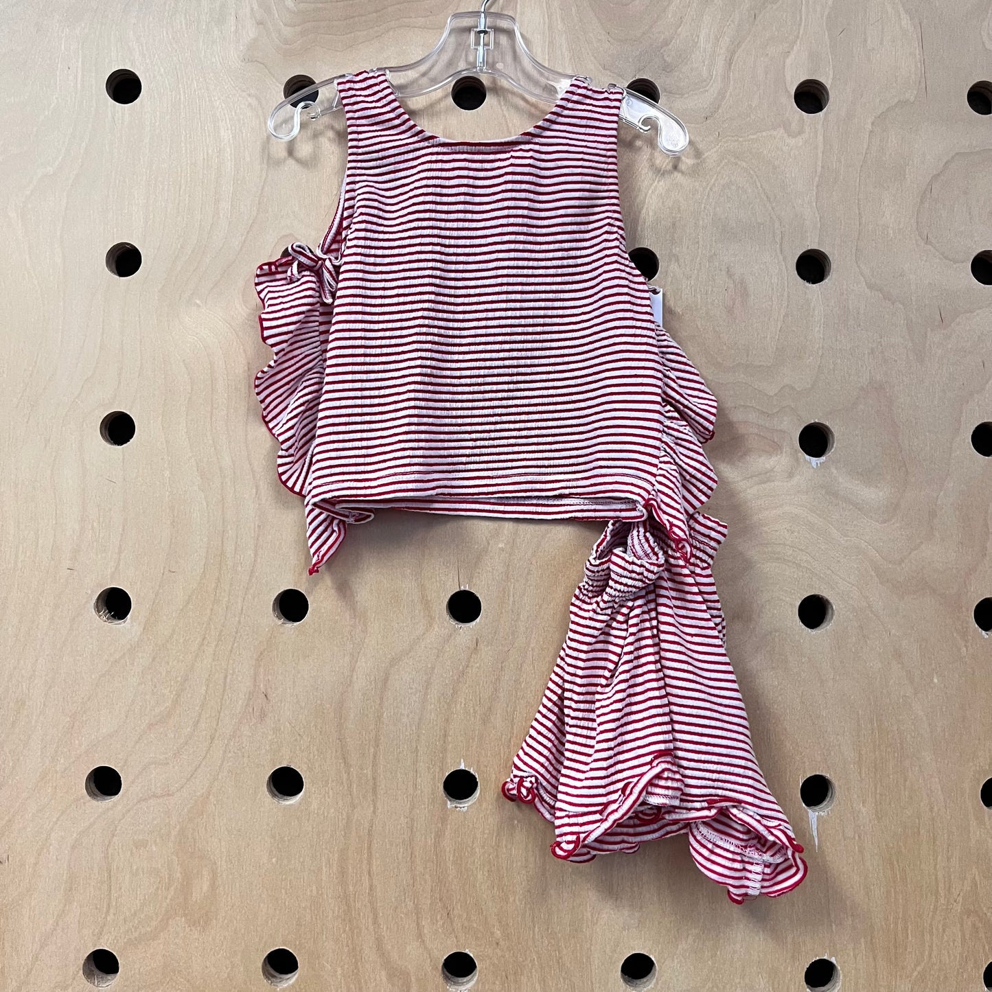 Red Striped Tank & Shorts