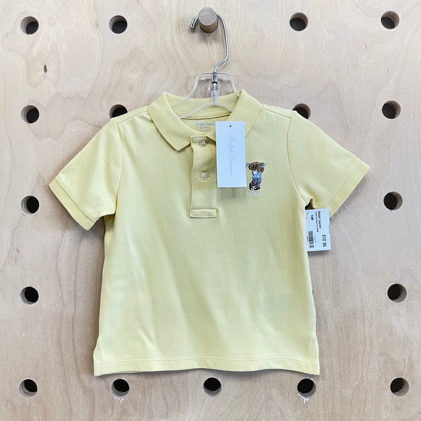 Yellow Golf Bear Polo NEW!