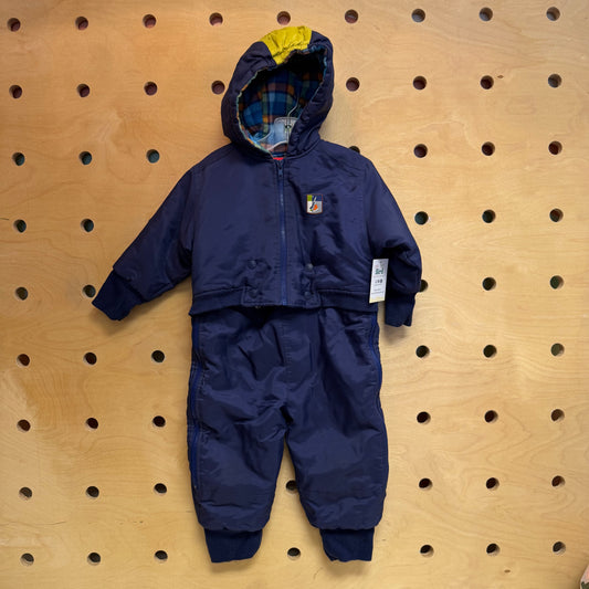 Blue Vintage Snowsuit