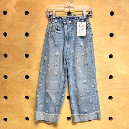 Daisy Print Denim