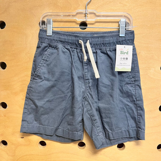 Blue Drawstring Shorts