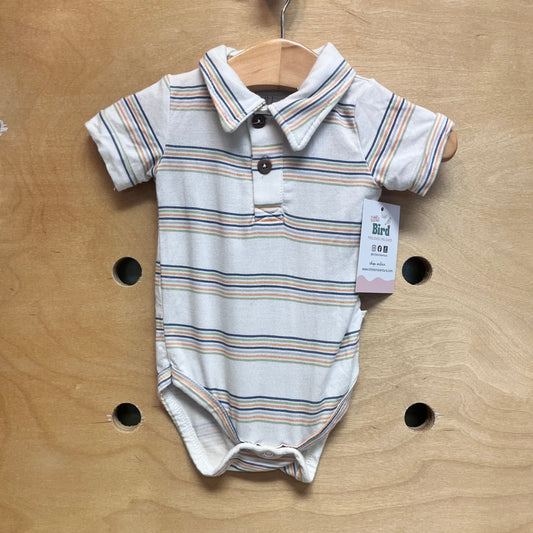 Striped Polo Bamboo Bodysuit