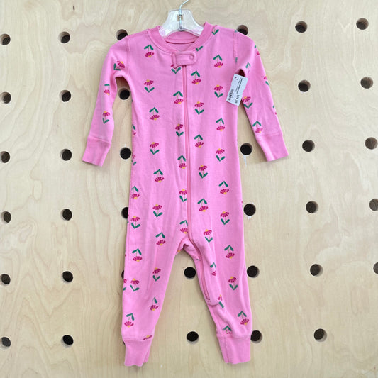 Pink Floral Organic Pajamas