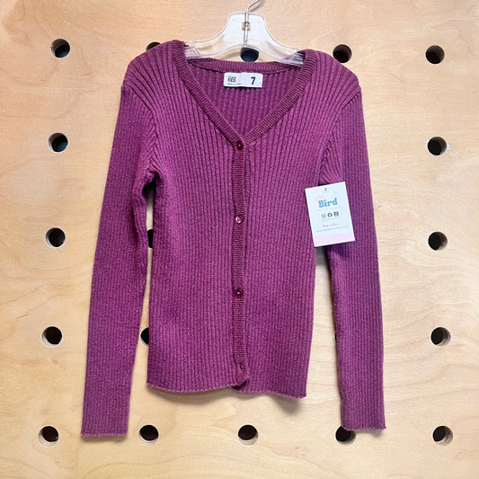 Plum Sparkle Cardigan