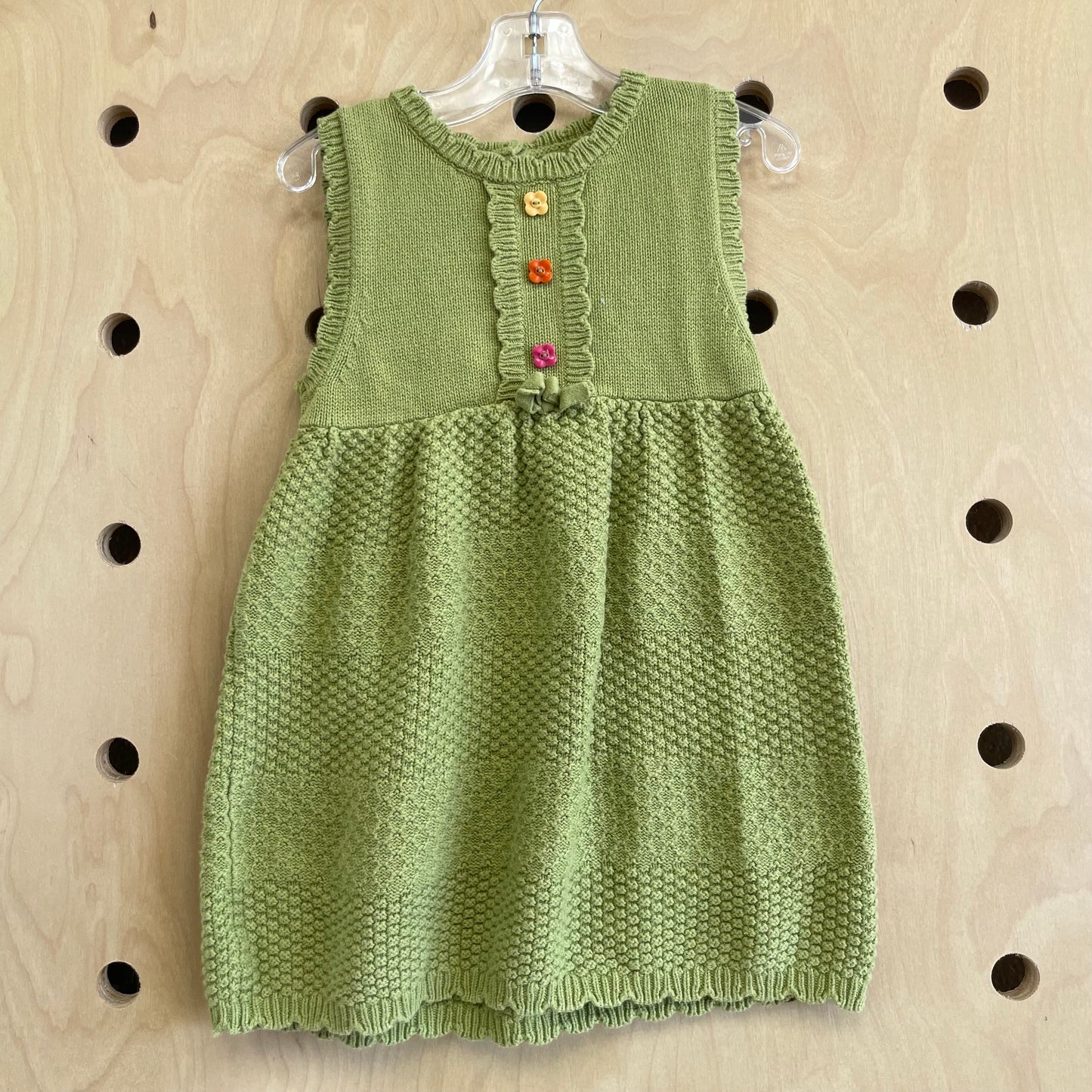 Green Knit Dress