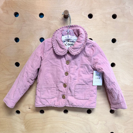 Pink Cord Lined Jacket
