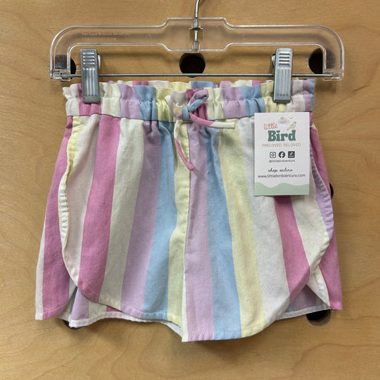 Colorful Striped Shorts