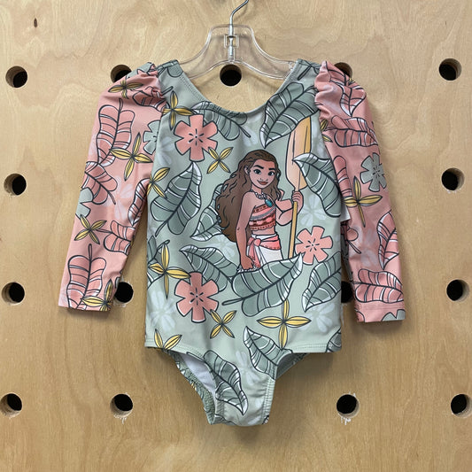 Cutout Back Moana Swimsuit