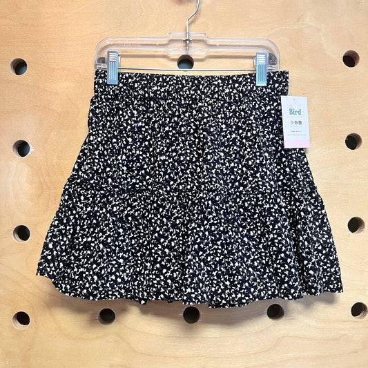 Black/White Spotted Skirt