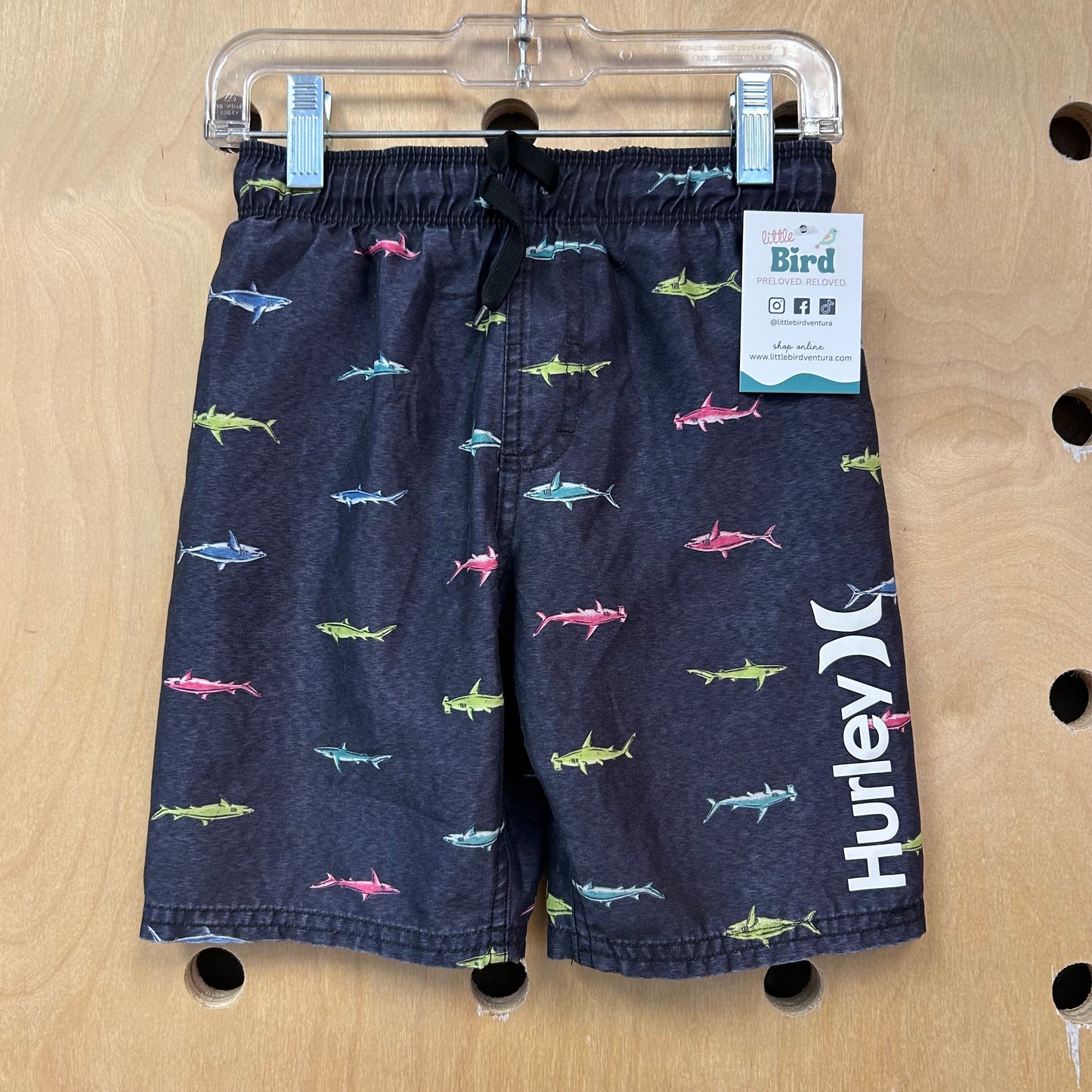 Black Hammer Head Shark Swim Trunks