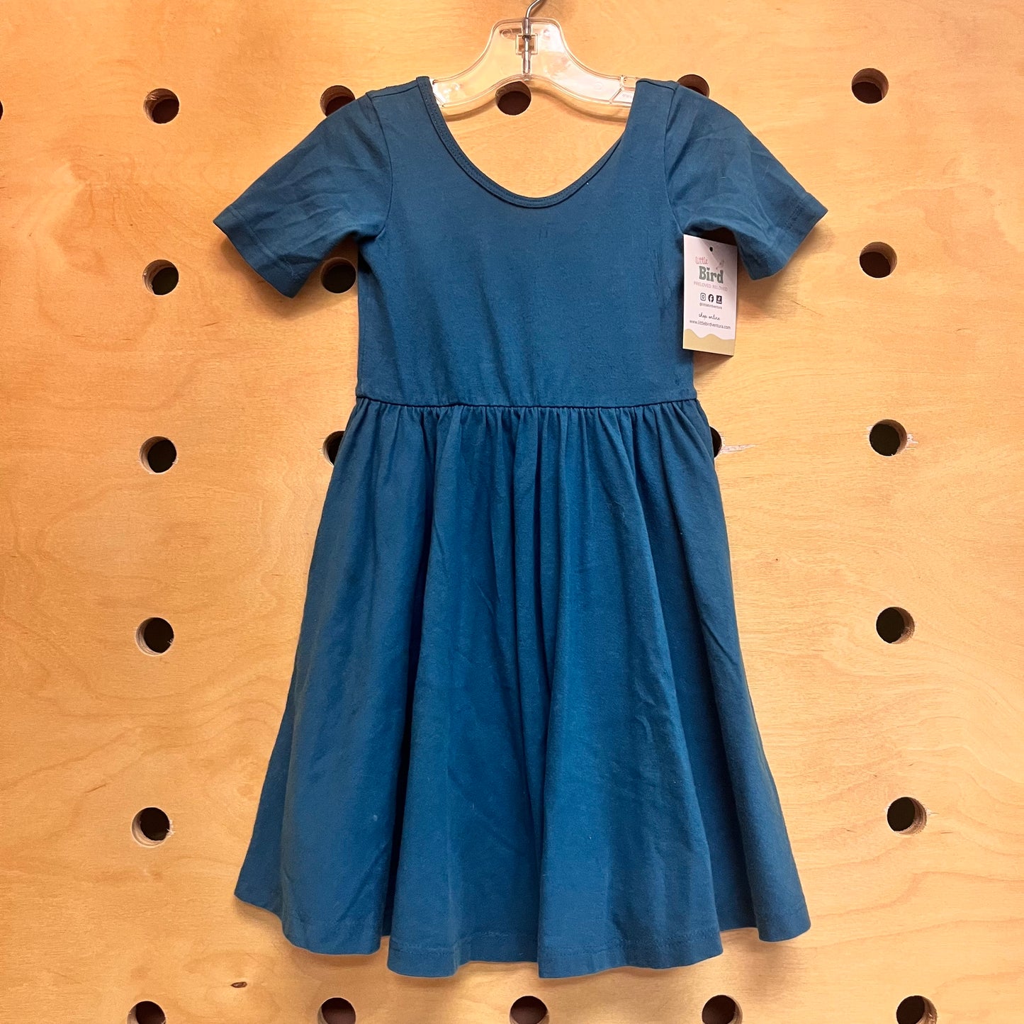 Teal Blue Twirl Dress