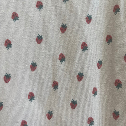 Pink Strawberry Romper