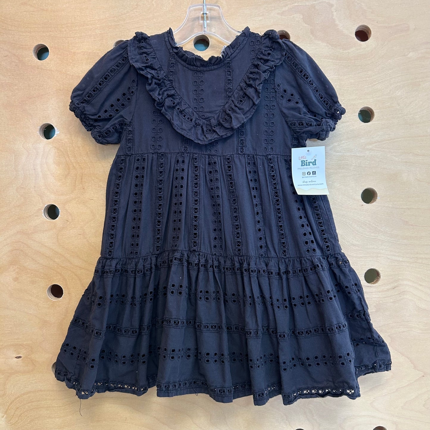 Black Eyelet Dress