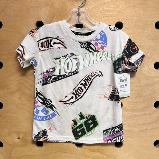 Cream Hot Wheels Tee