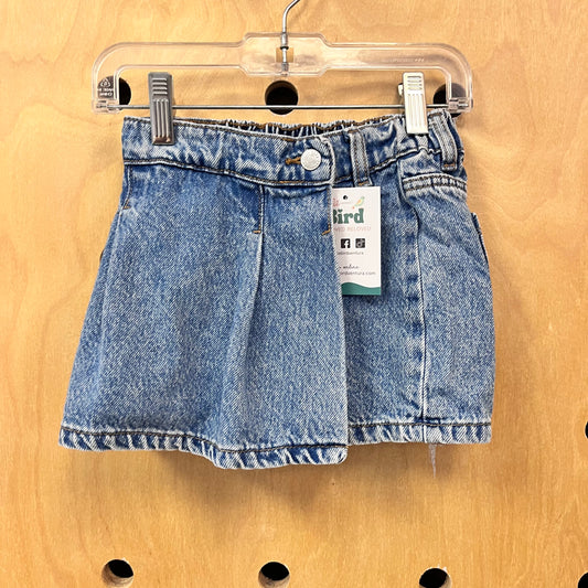 Denim Skort