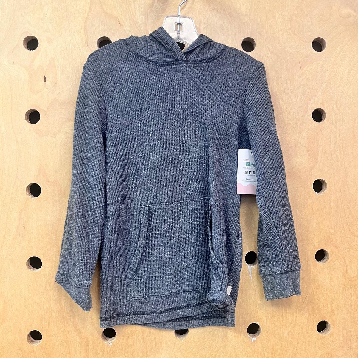 Grey Waffle Hoodie Tee