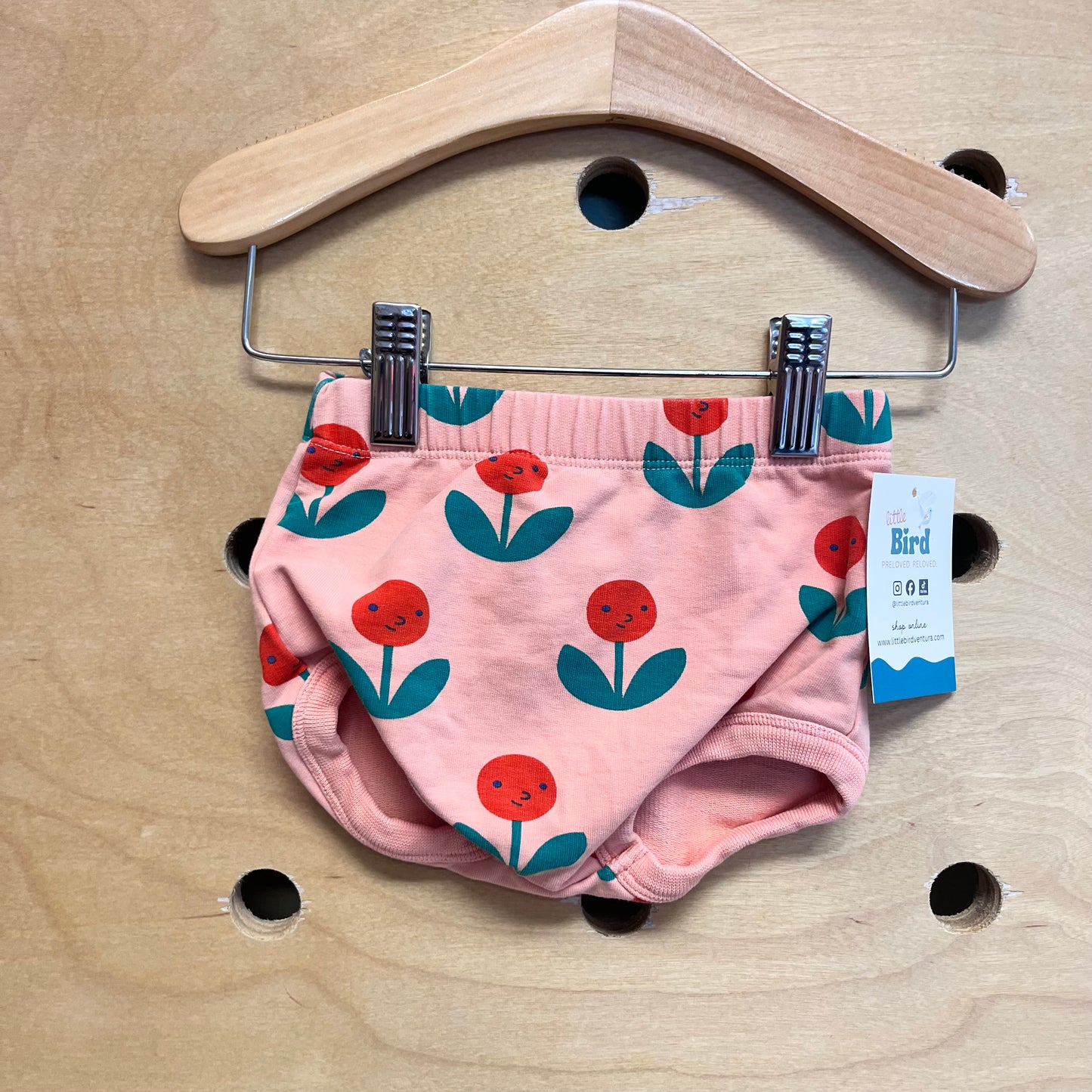 Pink/Green Flower Bloomers