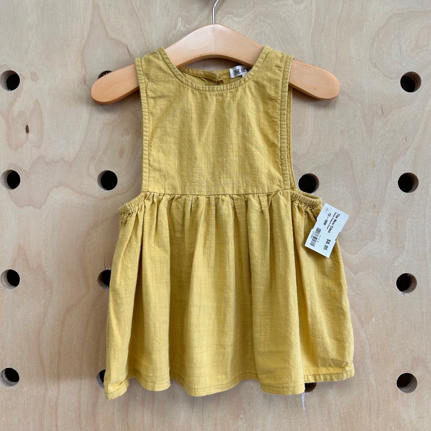 Yellow Pinafore Dress