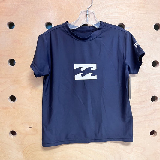 Black Wave Rash Guard Tee