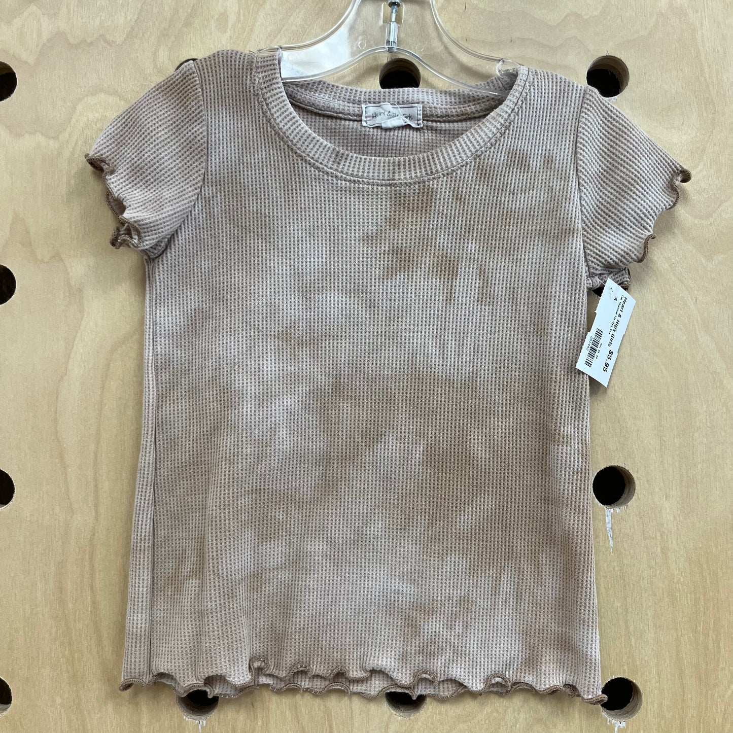 Tan Thermal Tie Dye Tee
