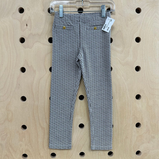 Black & White Houndstooth Leggings