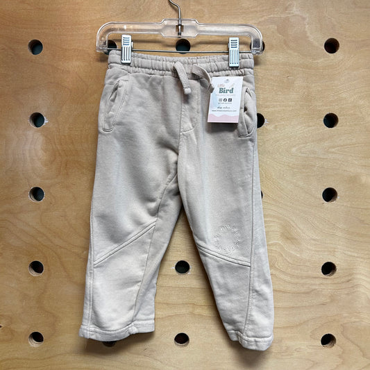 Beige Always Explore French Terry Pants