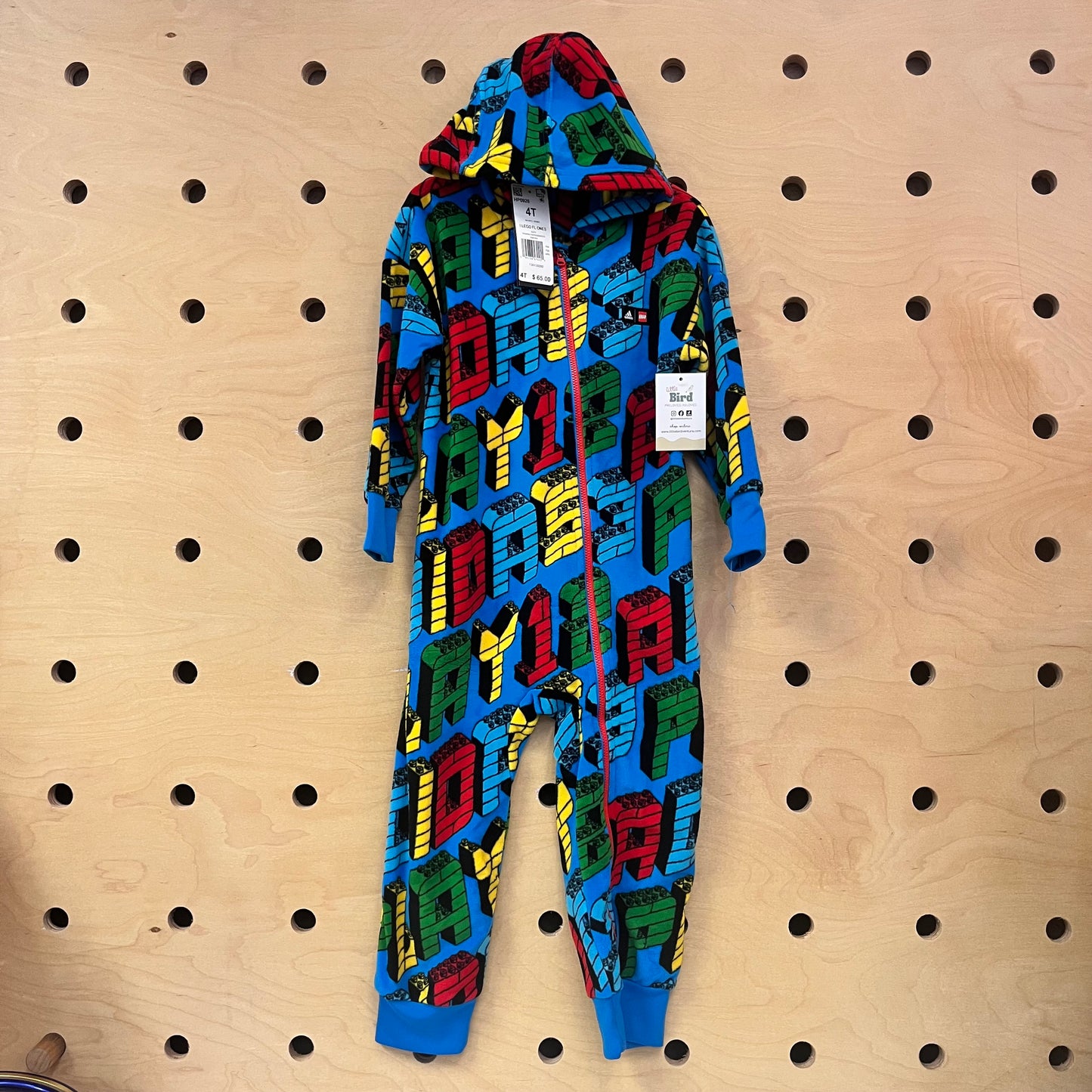 Blue Lego Fleece Romper NEW!