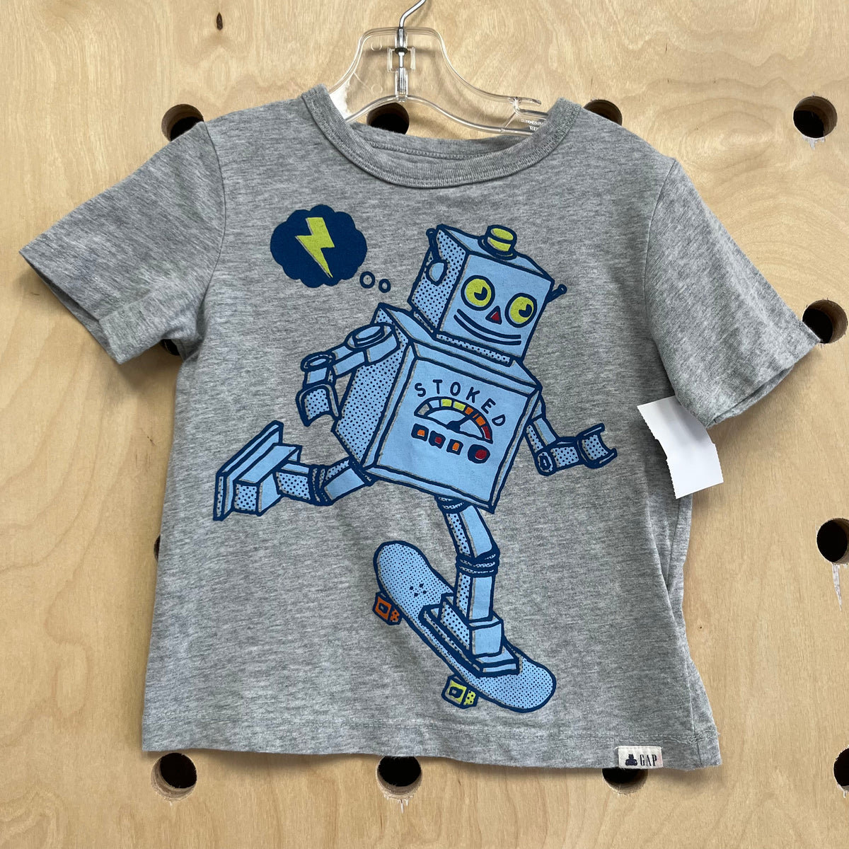 Grey Robot Tee