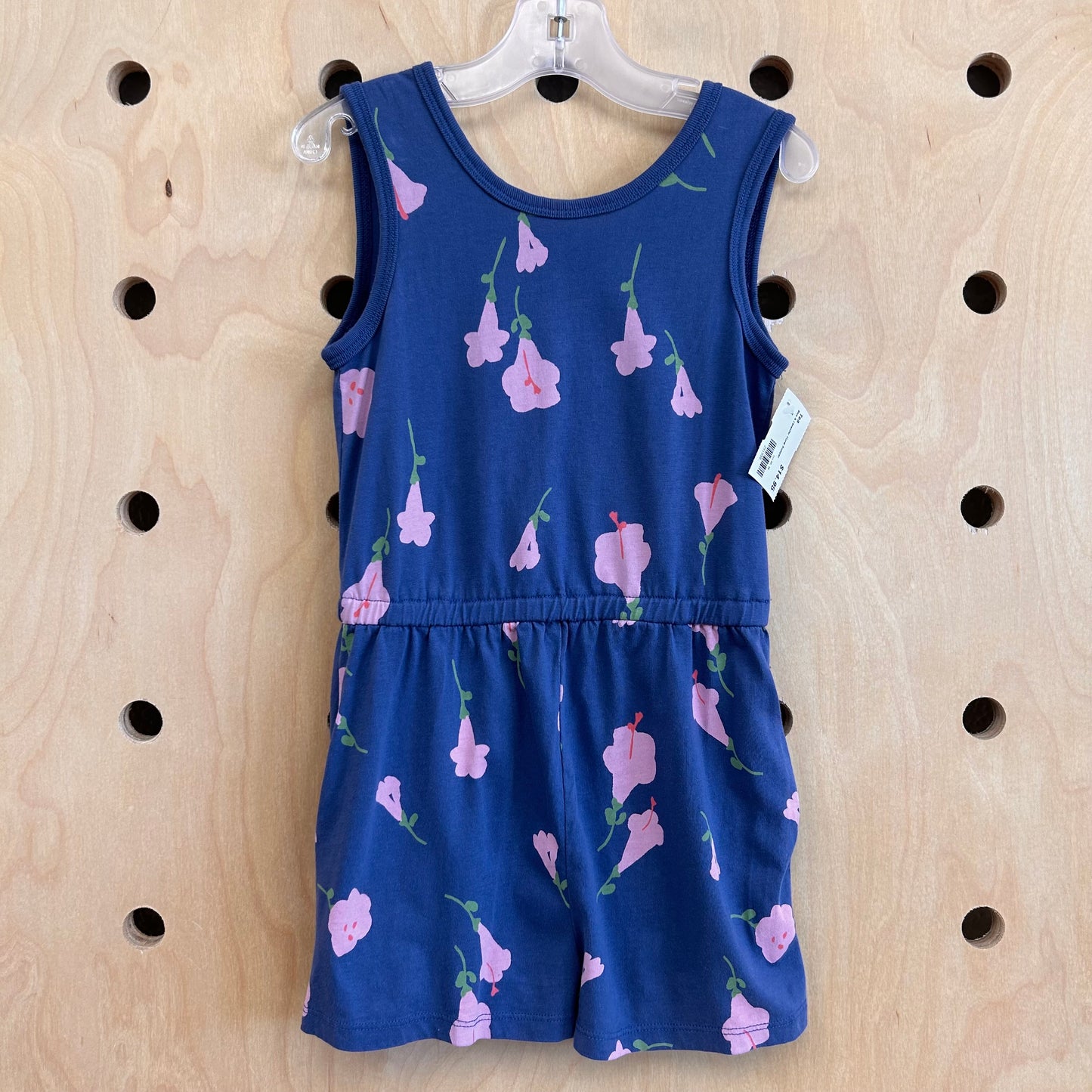 Blue & Lavender Floral Romper