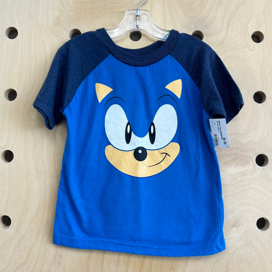 Blue Sonic Raglan Tee