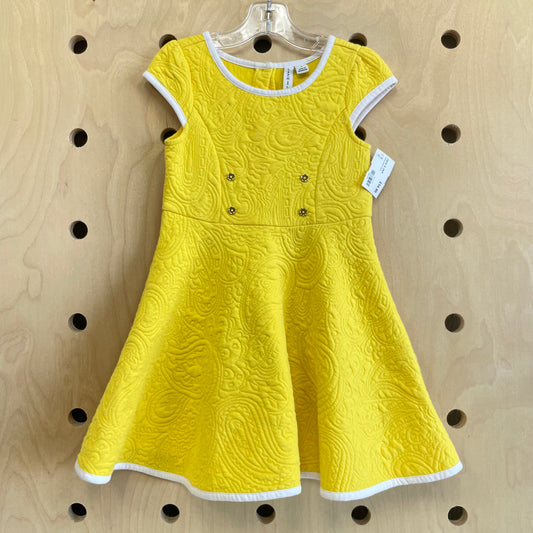 Yellow Quilted Dress