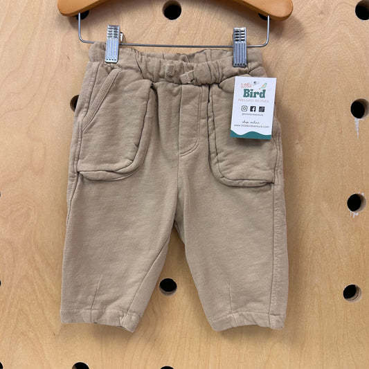 Tan Drawstring Soft Pants