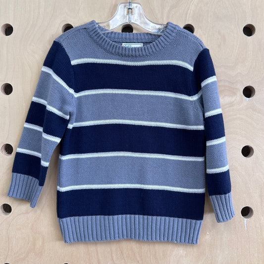 Blue & Grey Knit Sweater