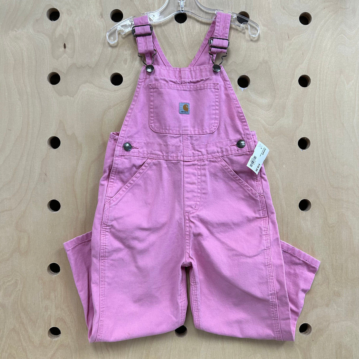 Pink Denim Overalls