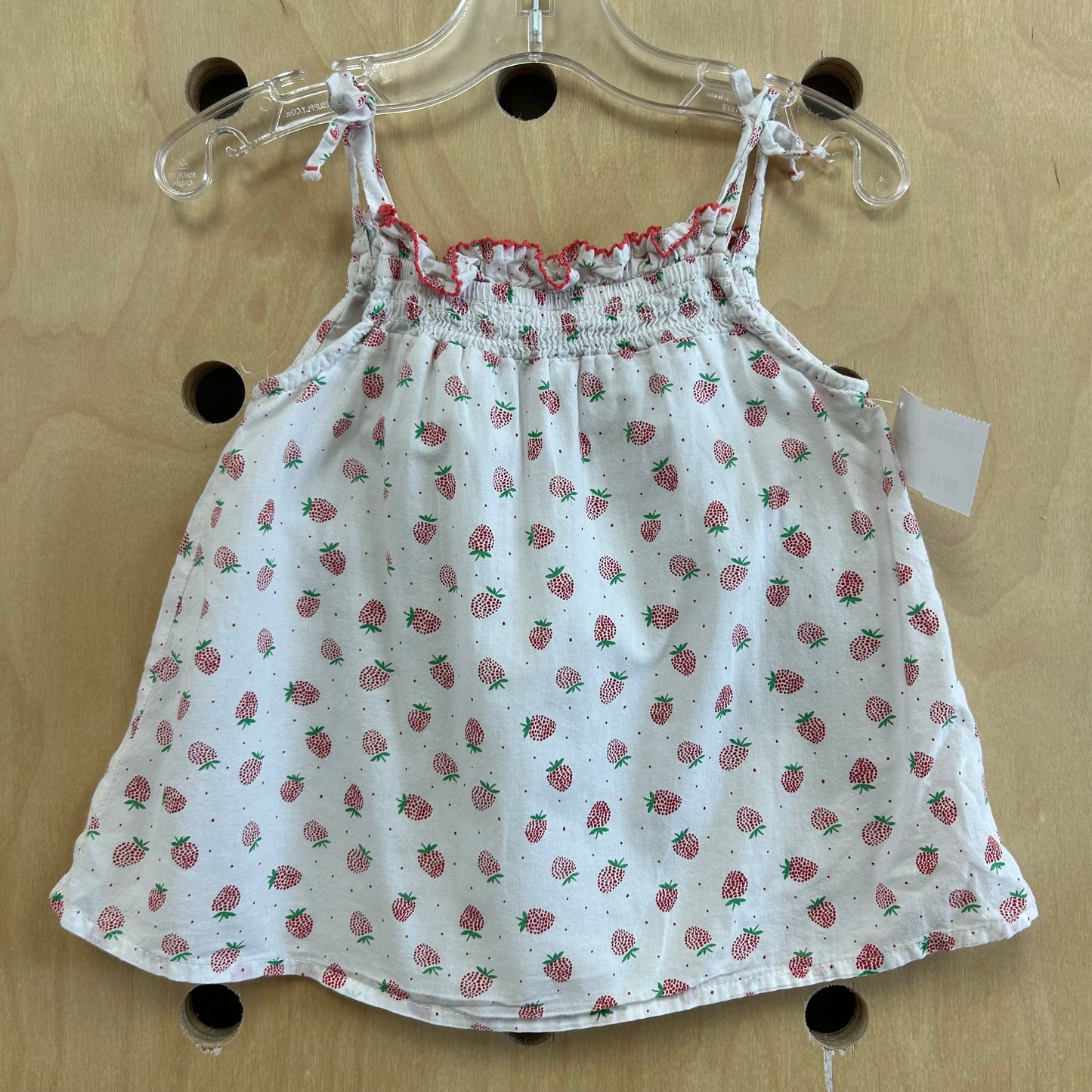 Smocked Strawberry Tank