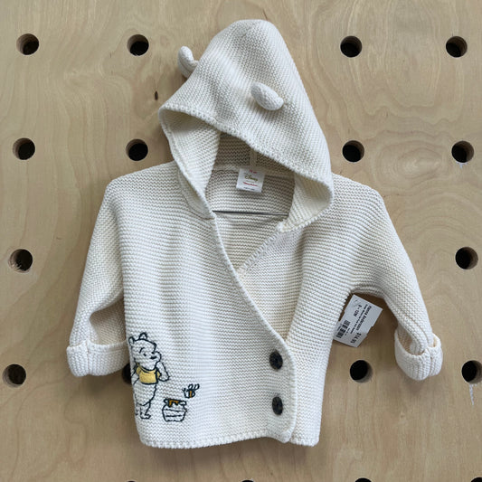 Cream Winnie the Pooh Knit Sweater