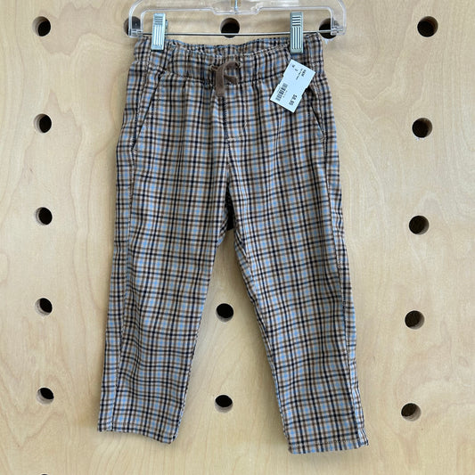 Tan Plaid Pants