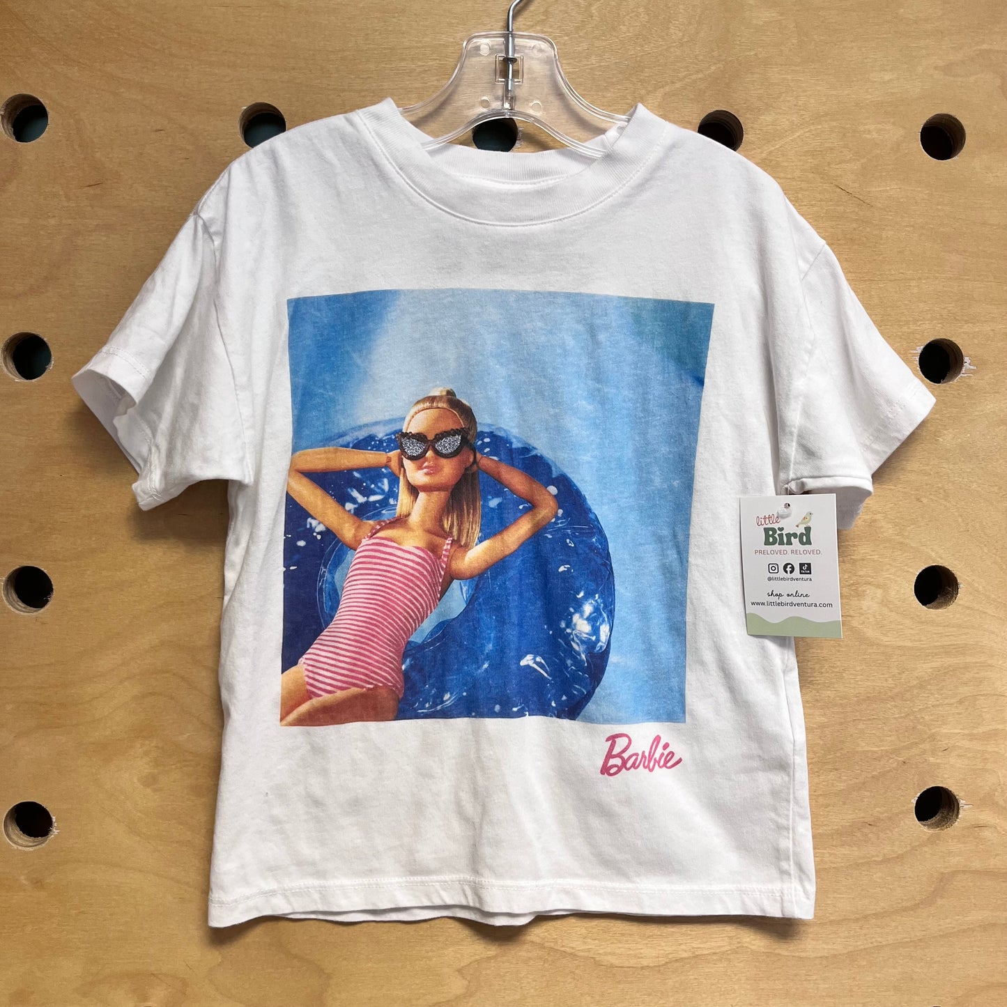 White Pool Barbie Tee