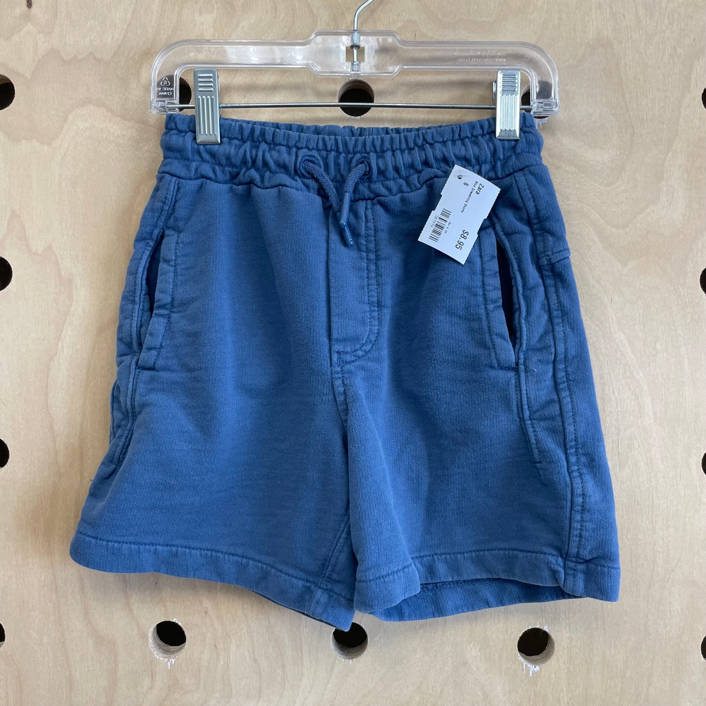 Blue Drawstring Shorts